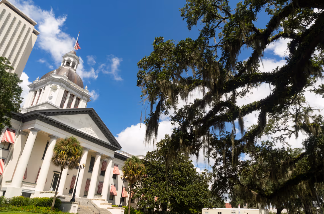 Florida State Capitol building representing state government
